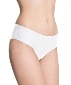 Julimex Culotte Brésilienne à Coutures Plates Bootie -Promos Soutien-gorge Boutique bootie white