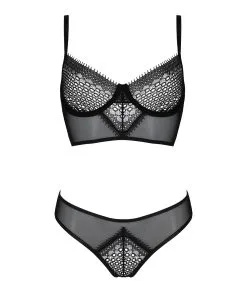 Casmir Soutien-gorge Bustier Et String Denerys -Promos Soutien-gorge Boutique denerys set black pack