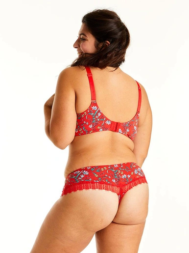 POMM'POIRE Soutien-gorge à Armatures Rouge 2 POMM'POIRE Soutien-gorge à Armatures Rouge – Image 2