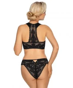 Roza Soutien-gorge Sans Armatures Gizela -Promos Soutien-gorge Boutique gizela bra top tango black back