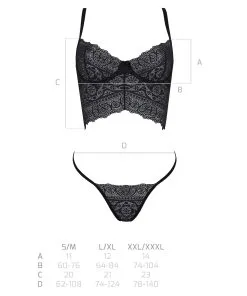 Passion Soutien-gorge Bustier Et String Kerria 6 Passion Soutien-gorge Bustier Et String Kerria -Promos Soutien-gorge Boutique kerria set size