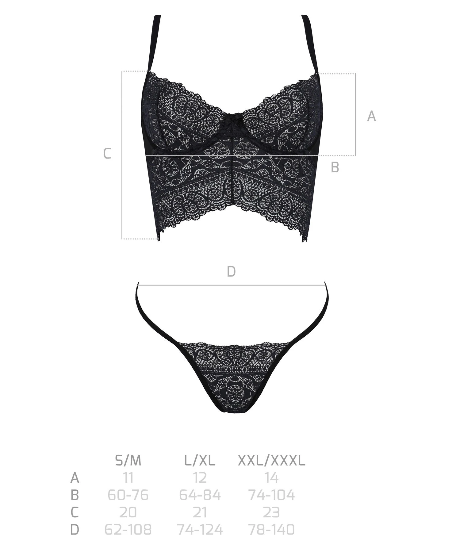 Passion Soutien-gorge Bustier Et String Kerria 3 Passion Soutien-gorge Bustier Et String Kerria – Image 3