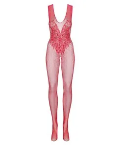 Obsessive Combinaison Ouverte N112 -Promos Soutien-gorge Boutique n112 bodystocking rouge packshot