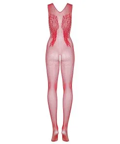 Obsessive Combinaison Ouverte N112 -Promos Soutien-gorge Boutique n112 bodystocking rouge packshot back