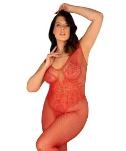 Obsessive Combinaison Ouverte N112 -Promos Soutien-gorge Boutique n112 bodystocking rouge xl