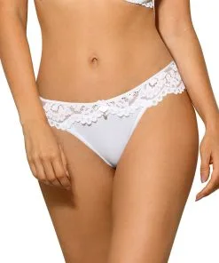 Roza Culotte En Dentelle Newia -Promos Soutien-gorge Boutique newia brief white