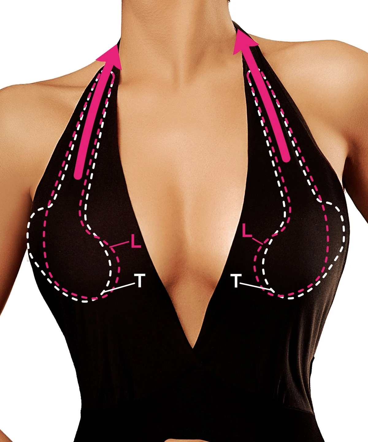 Bye Bra Soutien-gorge Autocollant Et Cache-tétons En Soie 1 Bye Bra Soutien-gorge Autocollant Et Cache-tétons En Soie