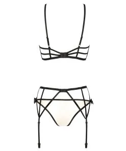 Beauty Night Ensemble Sexy 3 Pièces Savannah -Promos Soutien-gorge Boutique savannah ensemble nude pack back